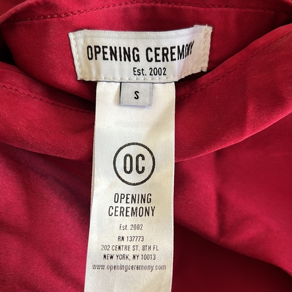 Opening Ceremony Souvenir Silk Satin Bomber Jacket - Picture 6 of 9